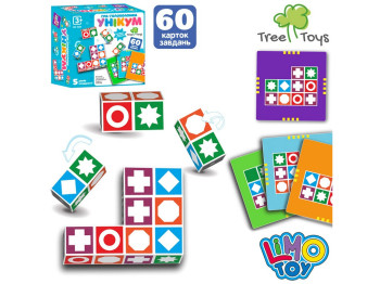 Гра магнітна з кубиками та картками Logic Game MD 1639
