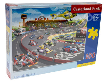 Пазлы Формула гонки, 100 элементов, Castorland