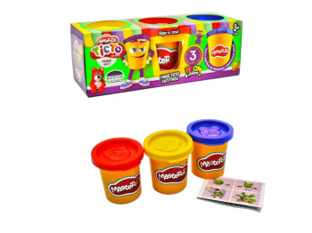 Тісто для ліплення Master Do 3 банки 50 грам, Danko Toys