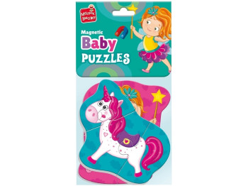 Магнитные беби пазлы Малыш сможет Фея и единорог, Vladi Toys