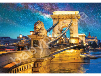 Пазлы картонные 500 элементов серия 12 Szechenyi Chain Bridge, Danko Toys