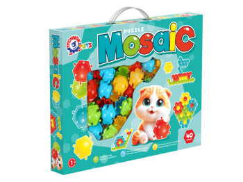 Мозаика-пазлы для сборки изображений Mosaic Puzzle, 38 см, 40 деталей, Технок