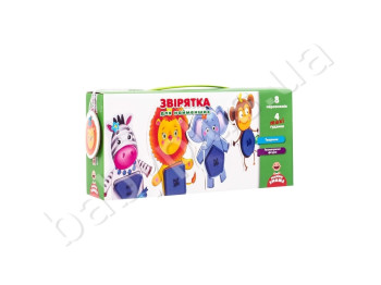 Игра с пуговицами Зверюшки для самых маленьких, Vladi Toys