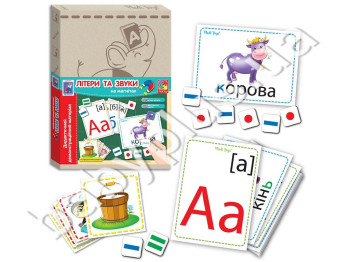 Дидактический материал с магнитами Азбука, Vladi Toys