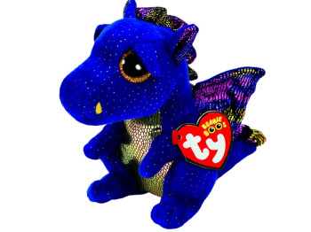 Мягкая игрушка Beanie Boo's Дракон SAFFIRE 25 см. TY 37260