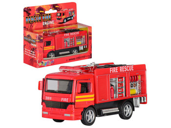 Машинка металева інерційна FIRE TRUCK. Kinsmart KS 5110 W