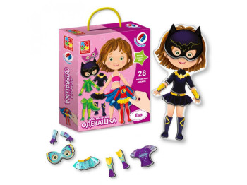 Магнитная одевашка Ева, 28 элементов, Vladi Toys