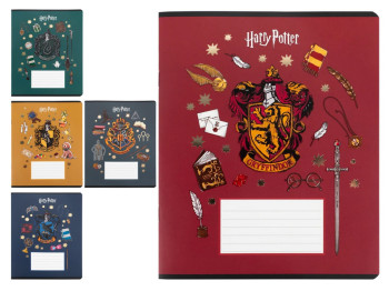 Тетрадь школьная Kite Harry Potter, 12 листов, клетка, 5 видов (цена за 1шт), Kite