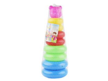 Пирамидка №2 36 см. M.Toys 06012