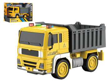 Самоскид інерційний GC402 17,8 см, світло та звук, рухомий кузов, пластик
