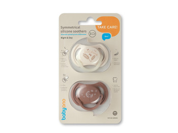 Пустушка симетрична Silicone Soother, 18 міс., MSB-1669-03, BabyOno