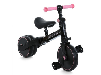 Дитячий велосипед-біговел MBB 1008 pink, трансформер  3в1, Profi Kids