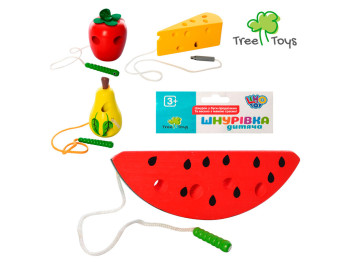 Дерев'яна іграшка шнурівка. Tree Toys MD 0494