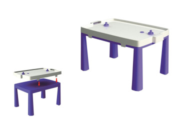 Стол детский с комплектом Аэрохоккея. TM Doloni Toys 04580-4. ФИОЛЕТОВЫЙ.