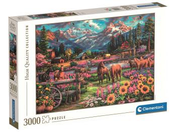 Пазли Гірські краєвиди Clementoni, 3000 елементів