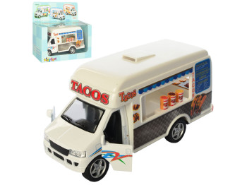 Машинка металева інерційна Кафе на колесах Tacos. Kinsmart KS 5255 W