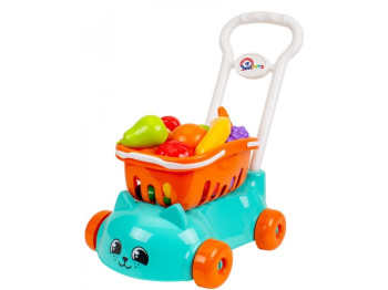 Игровая коляска Котик с продуктами Технок 7570