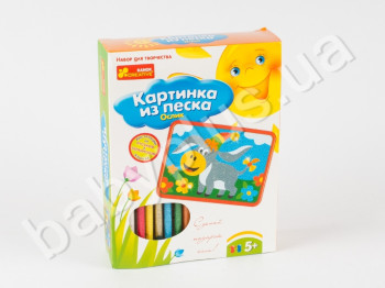 Набор для творчества, Картинка из песка Ослик, Ranok Creative