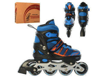 Ролики раздвижные. Profi A 4139-L-BL(39-42)