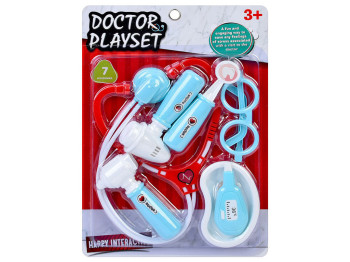 Ігровий набір лікаря з інструментами Doctor Playset 16920, стетоскоп та окуляри, BabyToys