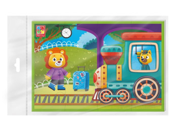 М'які пазли А5, Потяг, Vladi Toys