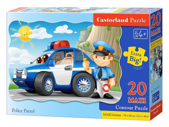 Пазлы Полицейский патруль, 20 элементов, Castorland