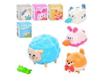 Игрушка заводное животное, ходит, 4 вида (цена за 1 шт)