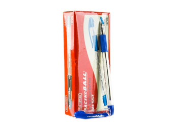 Ручка масляна синя Racing Ball. AIHAO AH557A