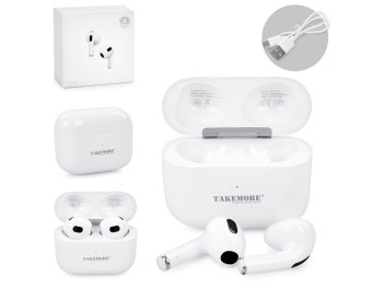 Беспроводные наушники Bluetooth TWS TAKEMORE. FG240503098Q