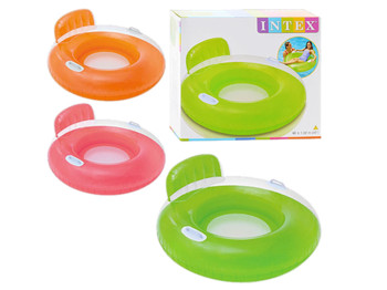 Круг с ручками и спинкой Intex 56512