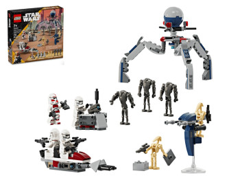 Конструктор LEGO Star Wars Клоны-пехотинцы и боевой дроид. Боевой набор, 215 деталей