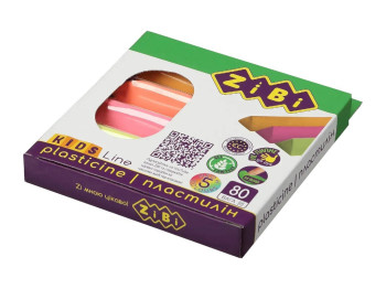 Пластилін неоновий трикутної форми, KIDS Line, ZiBi ZB.6229