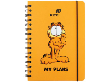 Дневник-планер на спирали Kite Garfield GF26-438