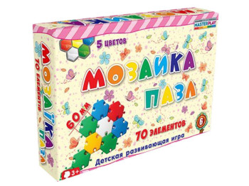 Мозаїка-пазл №6. 70 деталей. Masterplay 1-147