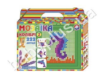 Мозаїка Колібрі №2, 222 деталі, Технок
