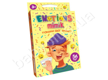 Настольная игра Emotions Mimik. DankoToys EM-01-01U. УКР (Повреждена коробка)