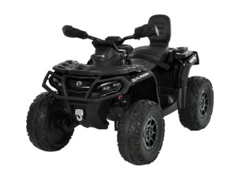 Квадроцикл електричний 4 мотори 200W, акумулятор 24V 7Ah, EVA-колеса, USB, TF, чорний