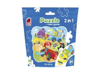 Игра настольная 2в1, Машины, Roter Kafer RK1140-03