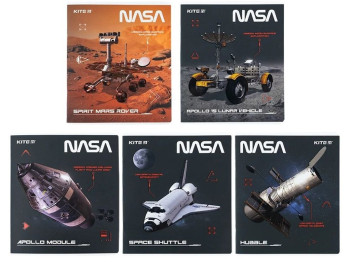 Зошит у клітинку 48 аркушів, NASA (ціна за 1шт)