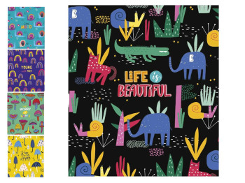 Тетрадь ученическая в линию 12 листов (цена за 1шт)