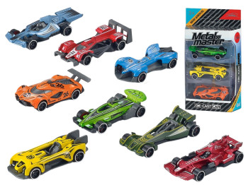 Набор металлических машинок Master Master, масштаб 1:64, 3 шт., микс моделей