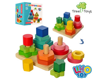 Дерев'яні іграшки Геометрика. Tree Toys MD 1190