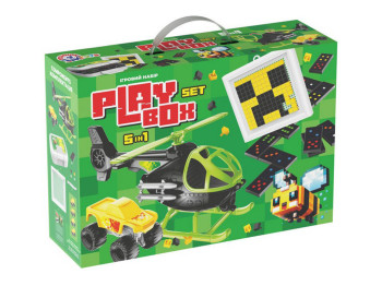 Набір ігровий 5в1 Play Box, 33 см, з машинкою та мозаїкою, Технок