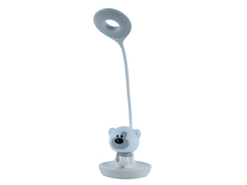 Настольная лампа белая LED с аккумулятором Bear, Kite
