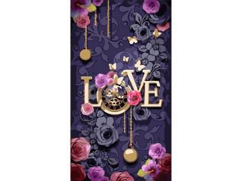 Набір для розпису по номерах Love flowers 50х25 см, Strateg