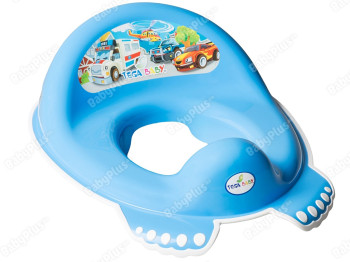 Туалетне сидіння Авто з гумками протиковзними сине. Tega Baby CS-002-120
