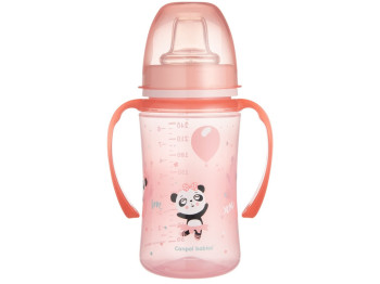 Кружка тренувальна EasyStart 240 мл -Sweet fun рожева. Canpol Babies 35/208_pin