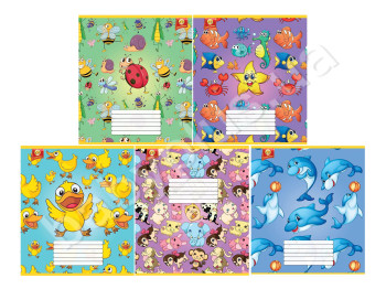 Зошит 12 арк. лінія Люкс Діти (ціна за упаковку 25 шт.) 5к.