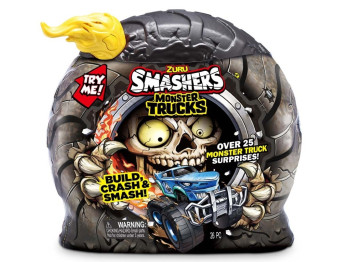 Игрушка в наборе с аксессуарами Monster Wheels SHARK TRUCK. Smashers 74103D
