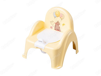 Горщик - стільчик Лісова казка світло-жовтий. Tega Baby FF-007-109